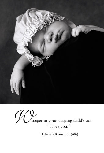 More quotes with her photos. Norsk Anne Geddes-side