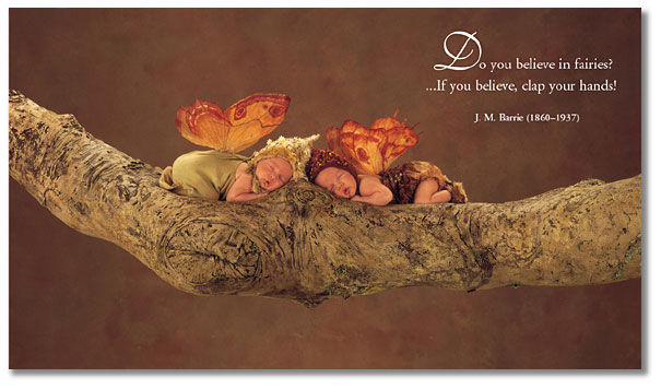 Do you believe in fairies? .... if you believe, clap your hands! Photo: © Anne Geddes