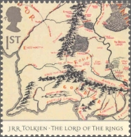 Map from the Lord of The Rings