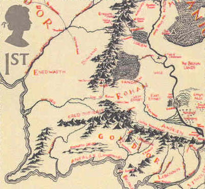 [Map from the Lord of The Rings / Kart fra Ringenes Herre]